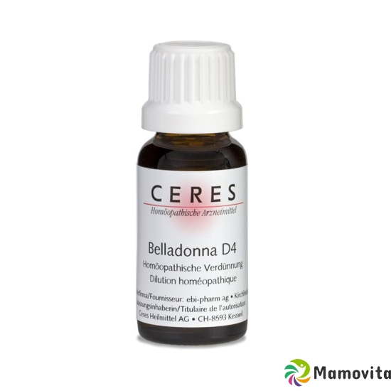 Ceres Belladonna D 4 Dilution 20ml buy online