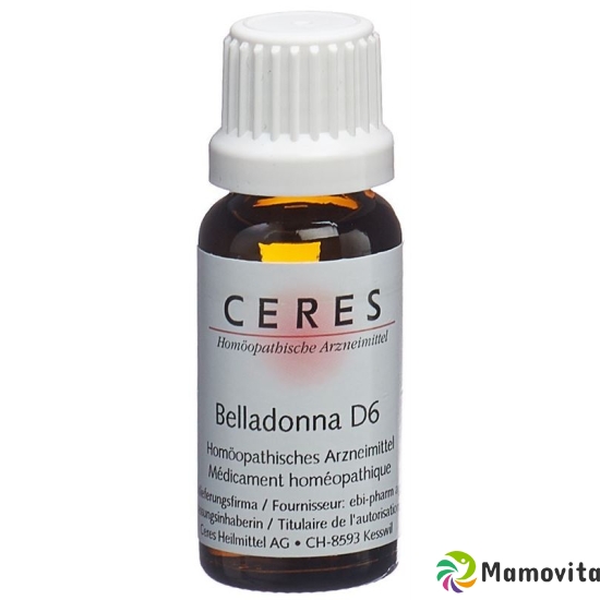 Ceres Belladonna D 6 Dilution 20ml buy online