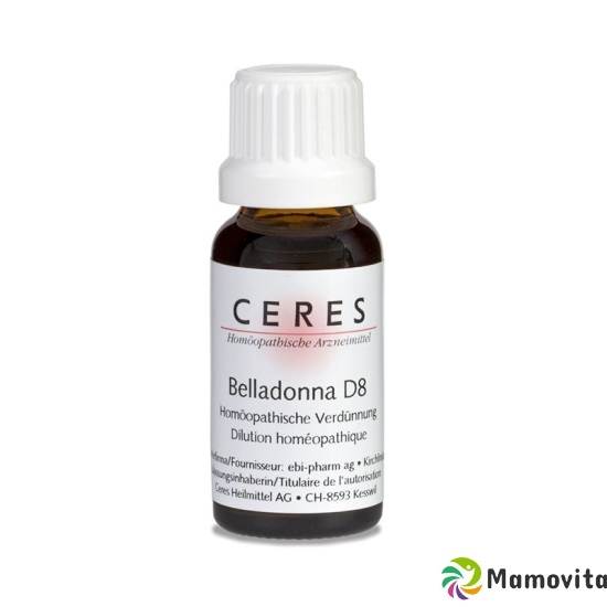 Ceres Belladonna D 8 Dilution 20ml buy online