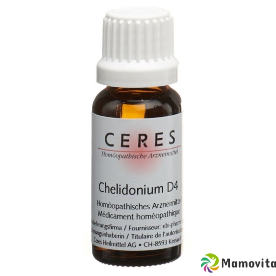 Ceres Chelidonium D 4 Dilution 20ml buy online