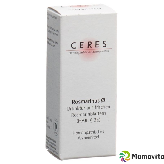 Ceres Rosmarinus Officinalis Urtinktur 20ml buy online