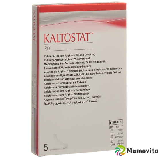 Kaltostat Tamponaden Steril 5x 2g buy online