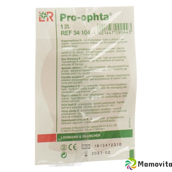 Pro-Ophta Augenverband K Lichtdicht Hautfarben buy online