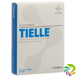 Let's Comfort Tielle Classic Hydropolymer-Schaumverband 7x9cm 10 Beutel