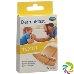 Dermaplast Textil 6cmx10cm 10 Plasters