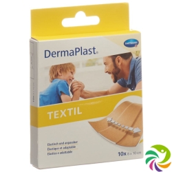 Dermaplast Textil 8cmx10cm 10 Plasters