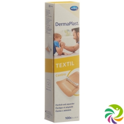 Dermaplast Textil Centro Strip 3cm x 4cm Skin-Coloured 100 Pieces