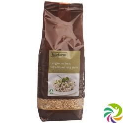 Biofarm Reis Langkorn Knospe Beutel 1kg