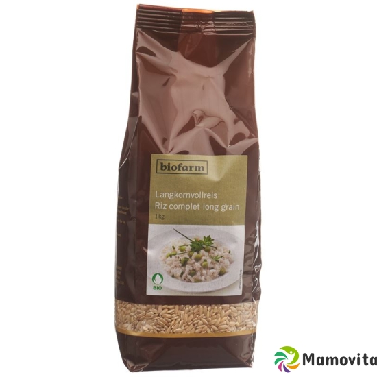 Biofarm Reis Langkorn Knospe Beutel 1kg buy online