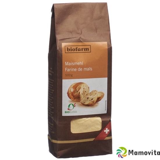 Biofarm Maismehl Knospe Beutel 500g buy online