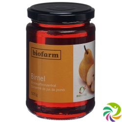 Biofarm Birnendicksaft Knospe Glas 500g