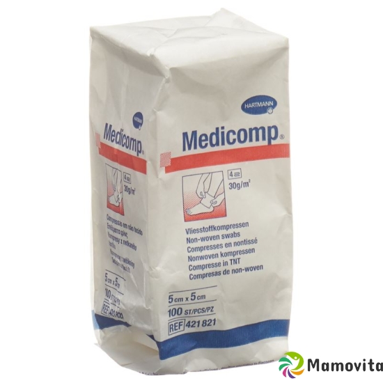 Medicomp Vlieskompressen 5x5cm Nicht Steril 100 Stück buy online