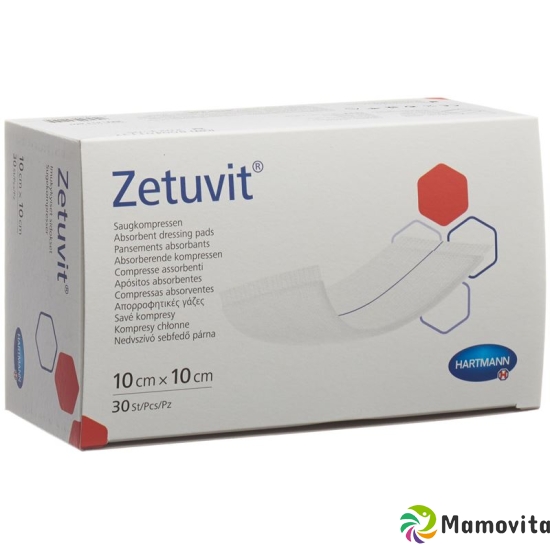 Zetuvit Absorptionsverband 10x10cm 30 Stück buy online