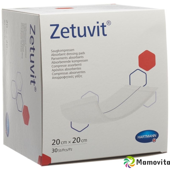 Zetuvit Absorptionsverband 20x20cm 30 Stück buy online