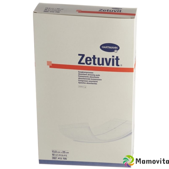 Zetuvit Absorptionsverband 13.5x25cm Steril 10 Stück buy online