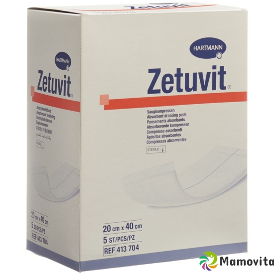 Zetuvit Absorptionsverband 20x40cm Steril 5 Stück buy online