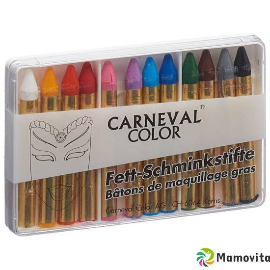 Carneval Color Grease make-up pencils assorted 12 pieces buy online