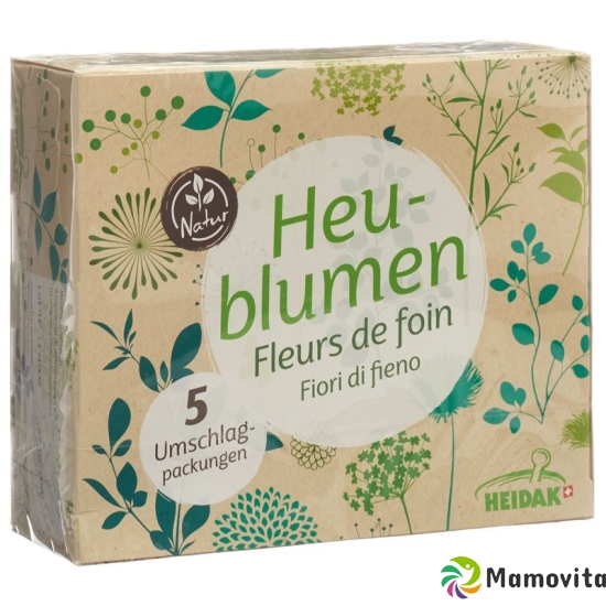 Heidak Heublumen für Wickel 5 Beutel 50g buy online