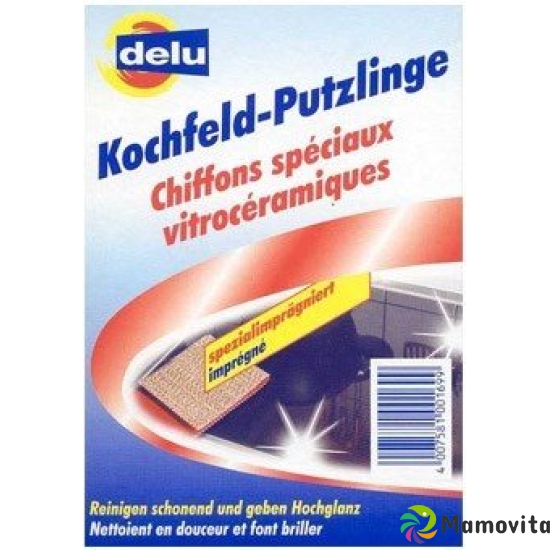 Delu Kochfeldputzlinge Glaskeramik 2 Stück buy online