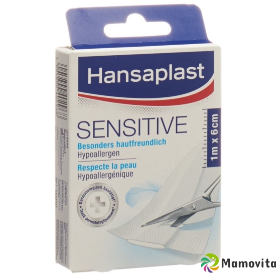 Hansaplast Sensitive Schnellverband 10cm x 6cm 10 Stück buy online