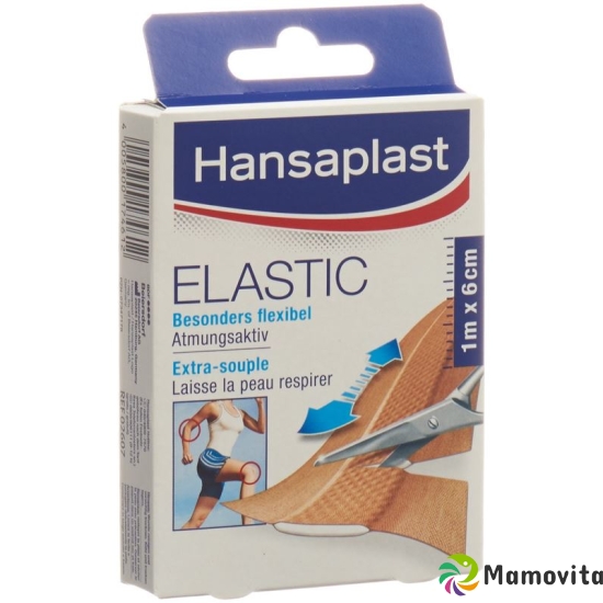 Hansaplast Elastic Schnellverband 10cm x 6cm 10 Stück buy online