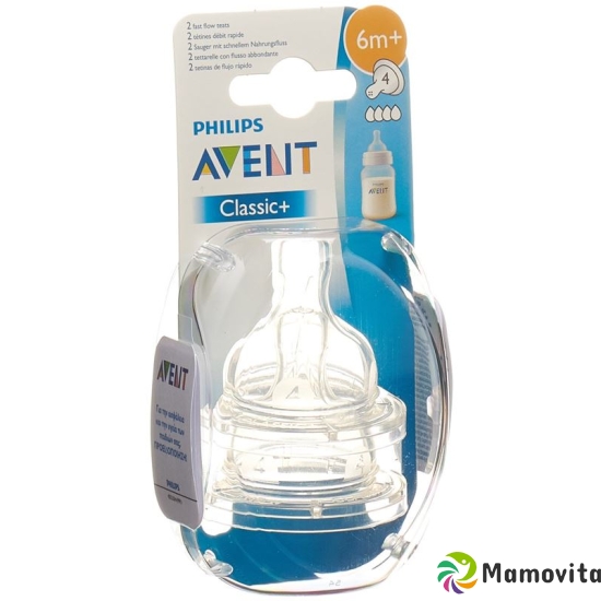 Avent Philips Milch Sauger 4 Loch Airflex 2 Stück buy online