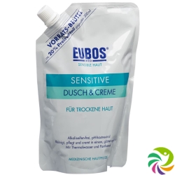 Eubos Sensitive Dusch + Creme Refill 400ml