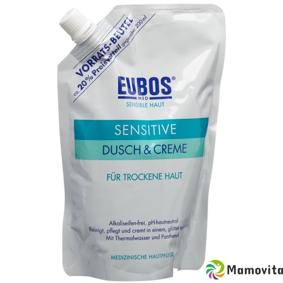 Eubos Sensitive Dusch + Creme Refill 400ml buy online