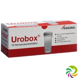 Urobox Harnprobenbehaelter 60ml Keimfrei 10 Stück