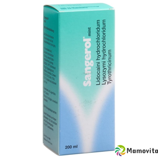 Sangerol Mundspüllösung Mint Zuckerfrei 200ml buy online