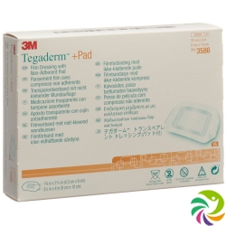 3M Tegaderm + Pad 9x10cm / Wundkissen 4.5x6cm 25 Stück