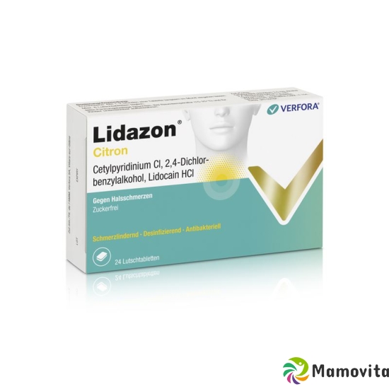 Lidazon Zitrone 24 Lutschtabletten buy online