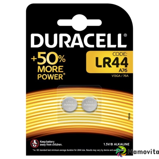 Duracell Batterie LR44 1.5V Blister 2 Stück buy online