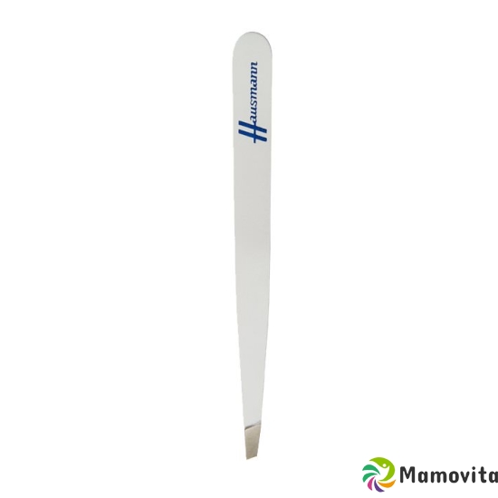 Hausmann tweezers slanted white buy online