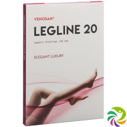 Venosan Legline 20 A-d XS Black 1 pair