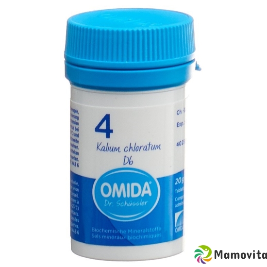 Omida Schüssler Nr. 4 Kalium Chloratum Tabletten D6 20g buy online