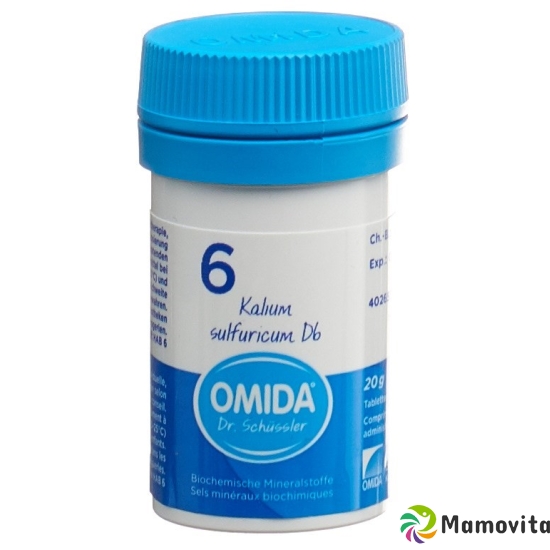 Omida Schüssler Nr. 6 Kalium Sulfuricum Tabletten D6 20g buy online