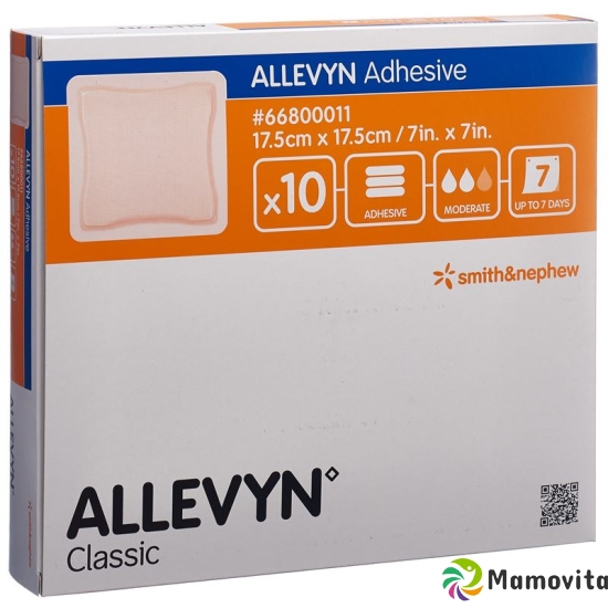 Allevyn Adhesive Wundkompressen 17.5x17.5cm 10 Stück buy online