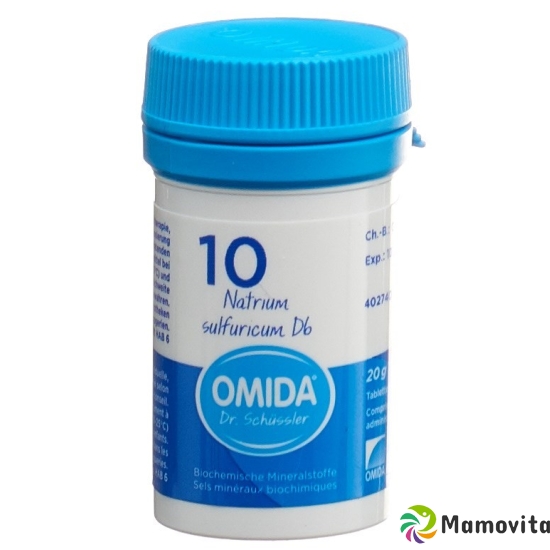 Omida Schüssler Nr. 10 Natrium Sulfat Tabletten D6 20g buy online