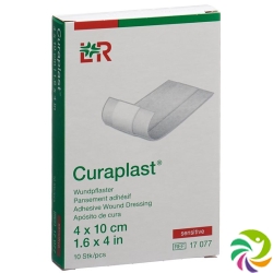 Curaplast Wundverband 4cmx10cm Hautfarbig 10 Stück