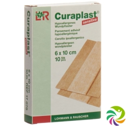 Curaplast Wundverband 6cmx10cm Hautfarbig 10 Stück