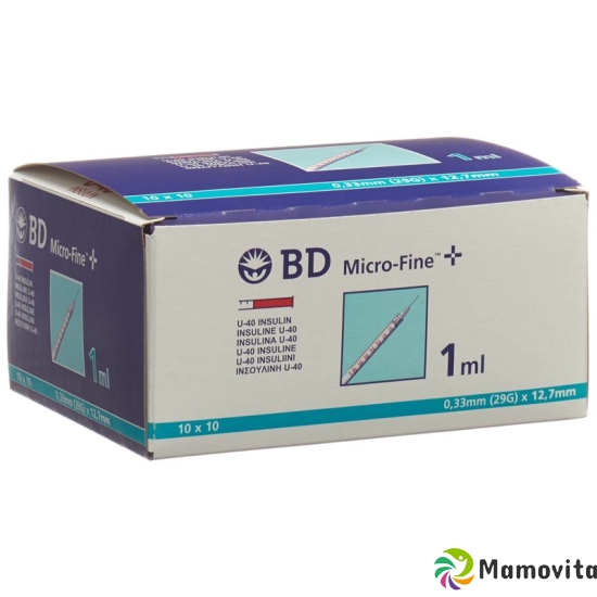 BD Microfine+ U40 Insulin Spritze 100x 1ml buy online