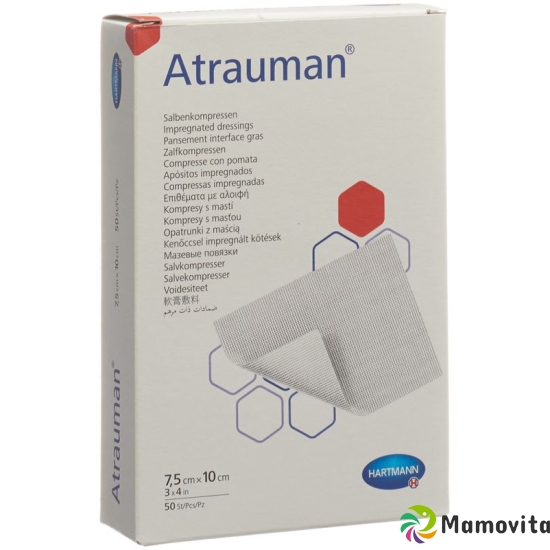 Atrauman Salbenkompressen 7.5x10cm Steril 50 Stück buy online