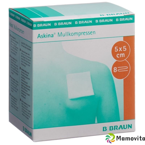 Askina Mullkompresse Steril 5cmx5cm 2x 25 Stück buy online