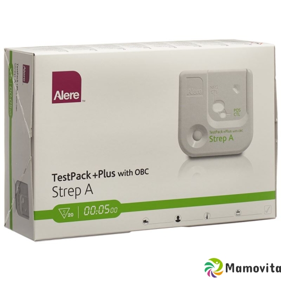 Alere Test Pack Plus Strep A with OBC 20 pcs buy online