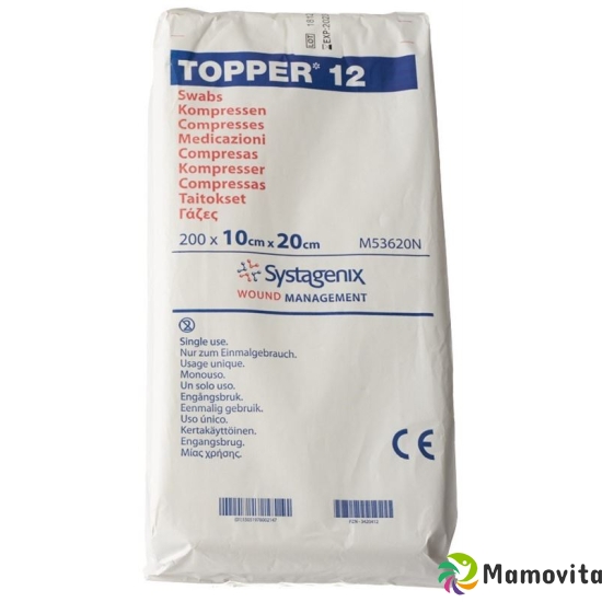 Topper 12 Einmal-Kompressen 10x20cm Unsteril 200 Stück buy online