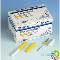 Vacutainer Kanüle 20g 0.9x38mm Gelb 100 Stück