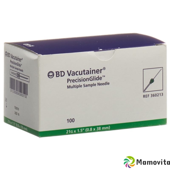 Vacutainer Kanüle 21g 0.8x38mm Grün 100 Stück buy online