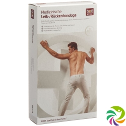 Bort Rippengürtel Herren 16cm -128cm Grösse XL Weiss