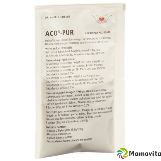 Aco Pur Instrumentendesinfektion Pulver Beutel 25g buy online